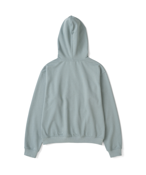 TCM starfish zigzag hoodie (mint grey)