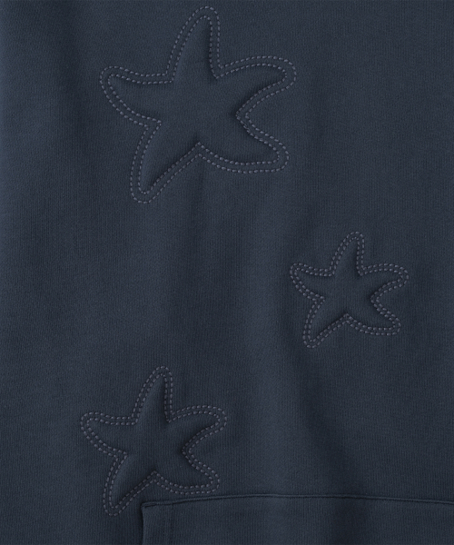 TCM bubble star hoodie (navy)