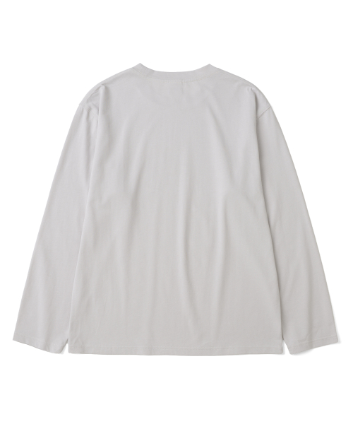 TCM hum long sleeve (light grey)