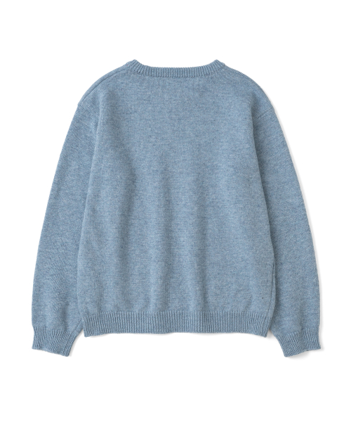 TCM starfish mini logo multi knit (dusty blue)