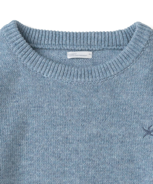 TCM starfish mini logo multi knit (dusty blue)