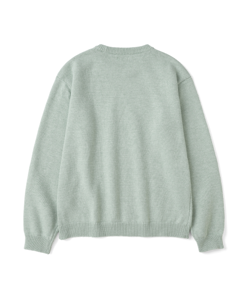 TCM starfish mini logo multi knit (light green)