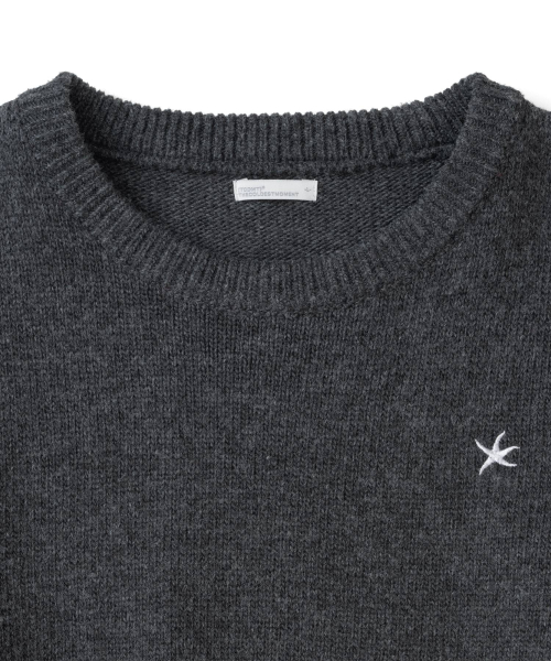 TCM starfish mini logo multi knit (charcoal)