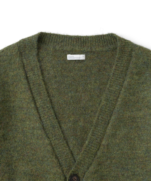 TCM roll up button knit cardigan (khaki)