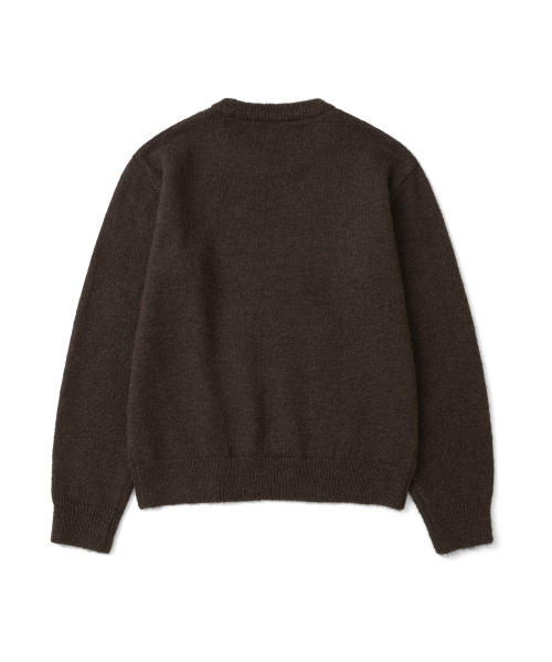 TCM starfish logo contrast knit (brown)