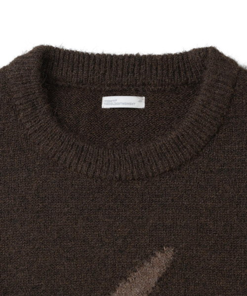 TCM starfish logo contrast knit (brown)