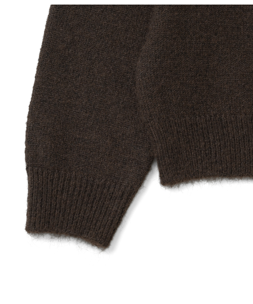 TCM starfish logo contrast knit (brown)