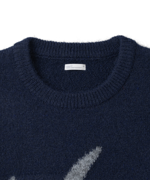TCM starfish logo contrast knit (navy)