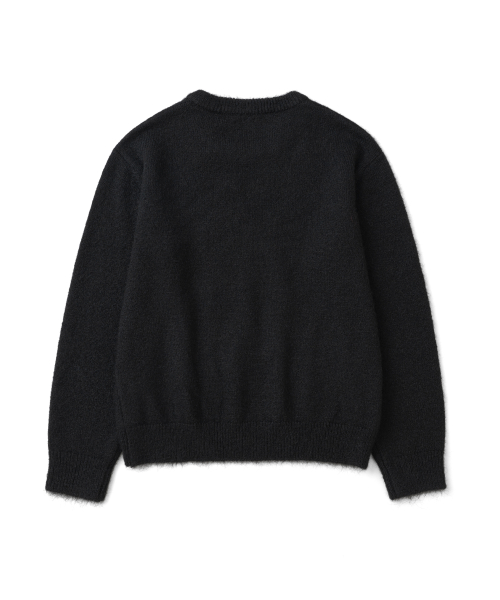 TCM starfish logo contrast knit (black)