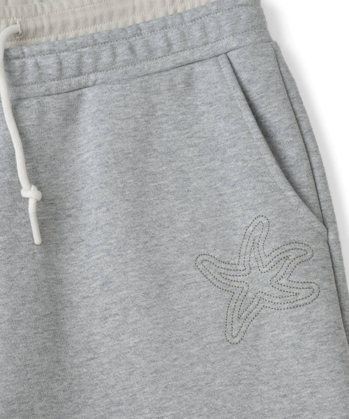 TCM layered sweatpants (melange grey)