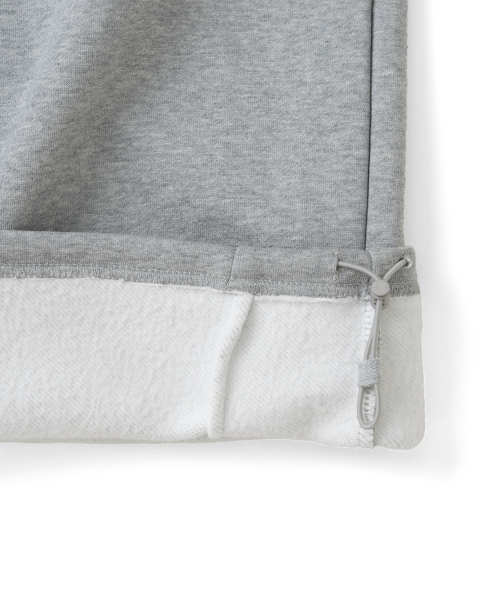 TCM layered sweatpants (melange grey)