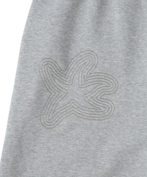 TCM layered sweatpants (melange grey)