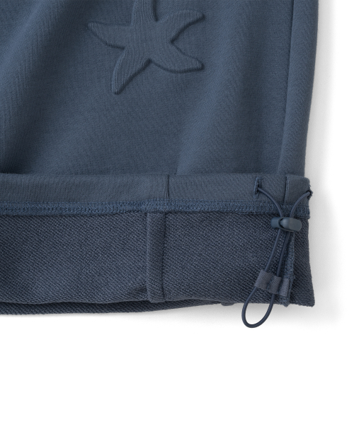TCM bubble star sweat pants (dusty blue)