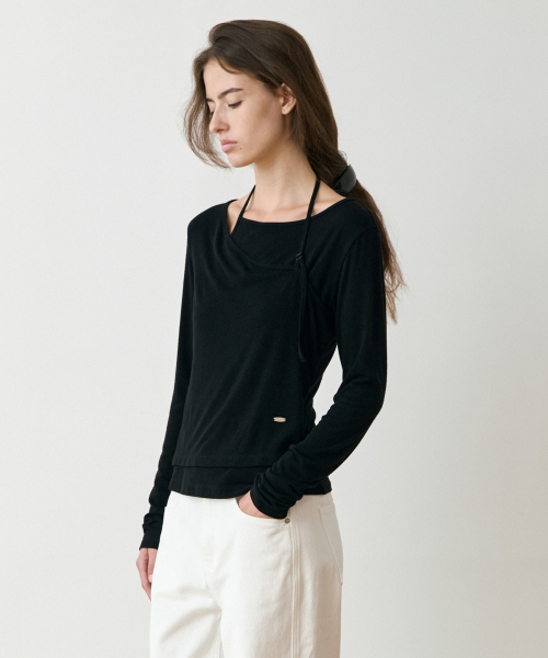 Rohen Halter Neck T-Shirt_2colors