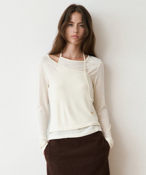 Rohen Halter Neck T-Shirt_2colors