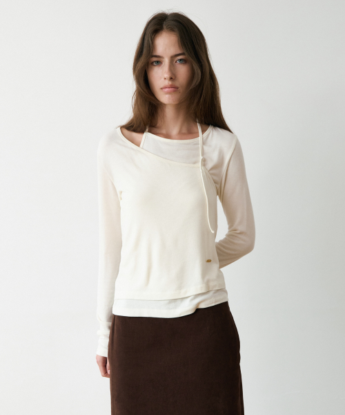 Rohen Halter Neck T-Shirt_2colors