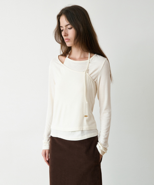 Rohen Halter Neck T-Shirt_2colors