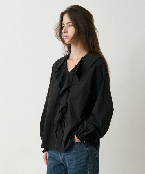 Belloa Frill Blouse_2colors