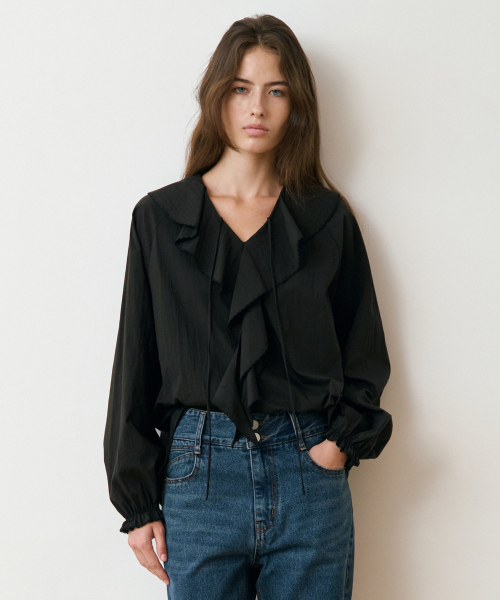 Belloa Frill Blouse_2colors