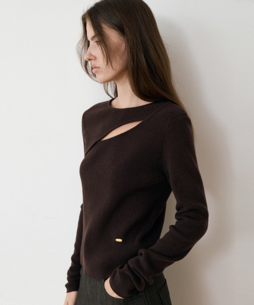 Elise Cutout Knit Top_2colors
