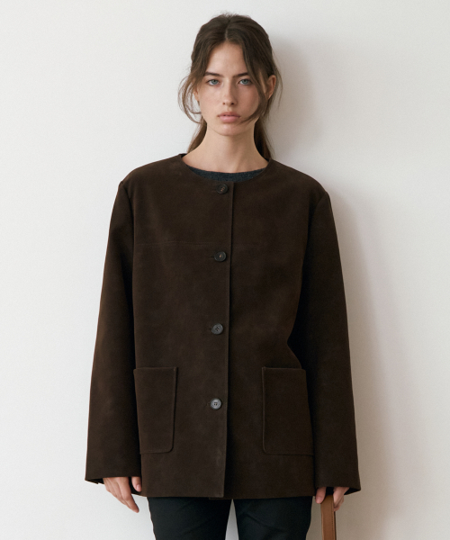 Nouvel Nubuck Jacket_Brown