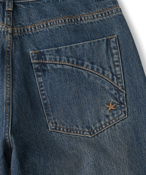 TCM stitch denim pants (blue)
