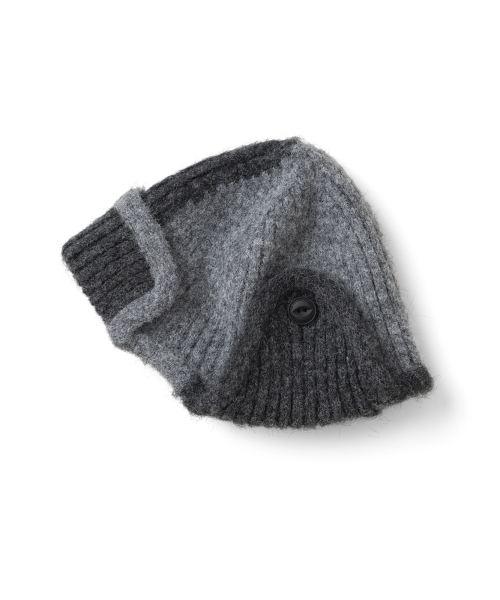 TCM two tone earflap beanie (charcoal)