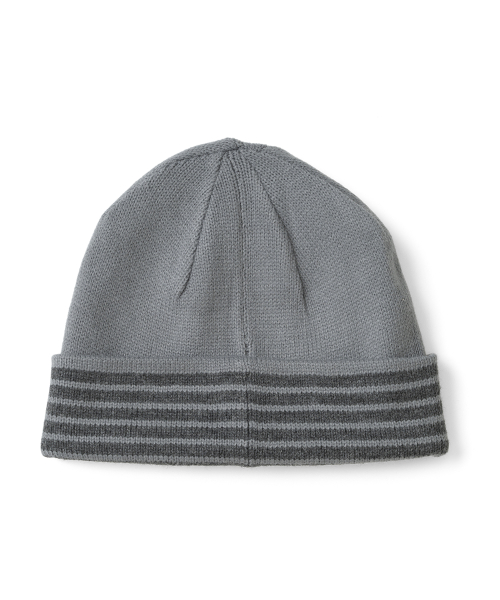 TCM reversible stripe beanie (grey)