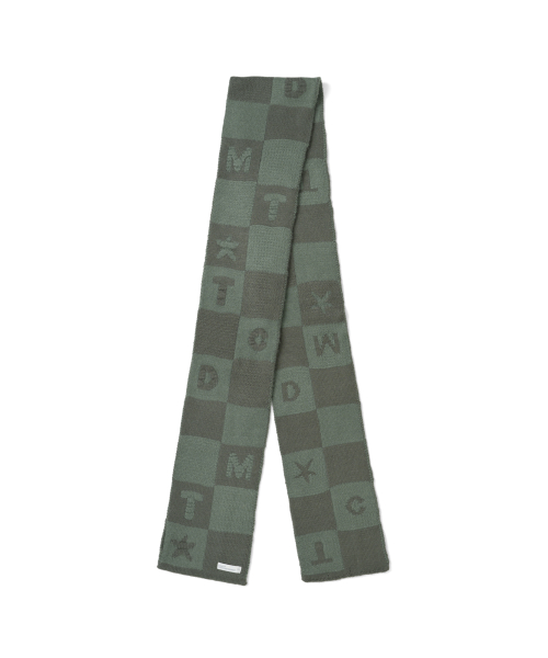 TCM tcdmt checker board muffler (ash green)