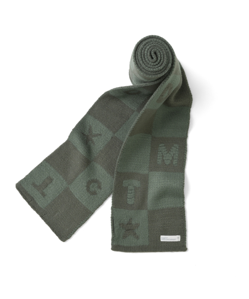 TCM tcdmt checker board muffler (ash green)