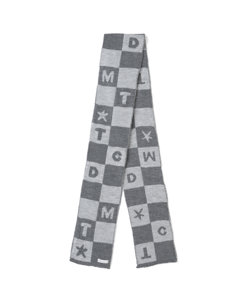 TCM tcdmt checker board muffler (melange grey)