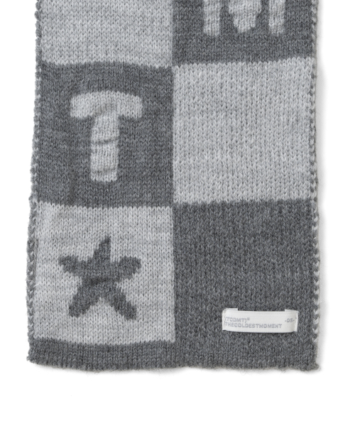 TCM tcdmt checker board muffler (melange grey)