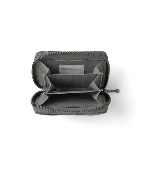 TCM typography cotton wallet (charcoal)