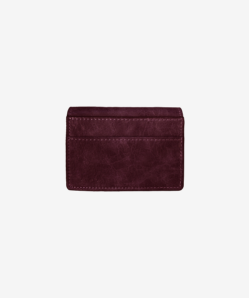 Plate Logo Wallet_Burgundy