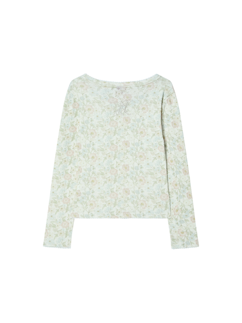 EMBLEM FLOWER L/S PINK