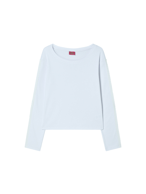 LACE TAPE L/S WHITE