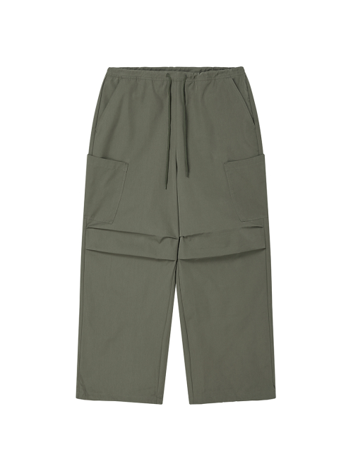WIDE CARGO PANTS KHAKI