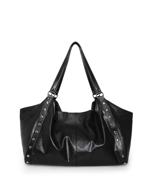 MATIN EDGE STUD BIG BAG IN BLACK