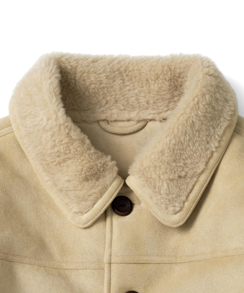 TCM half shearling coat (beige)