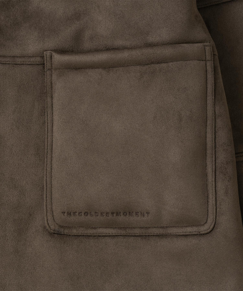 TCM half shearling coat (brown)