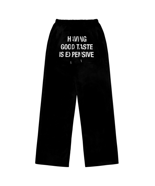 Pouch Pocket Sweatpants - Black