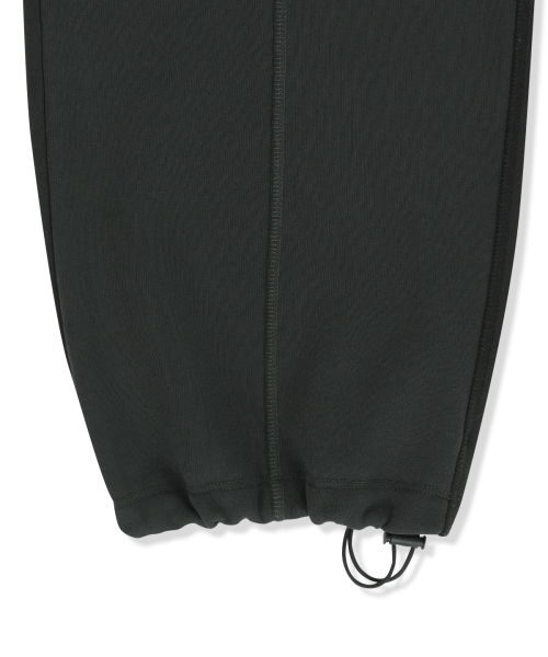 COLORBLOCK CUT SEAM SWEATPANTS IN BLACK