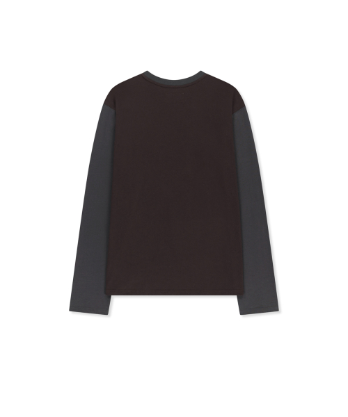 TONAL BLOCK LOGO TOP IN BROWN
