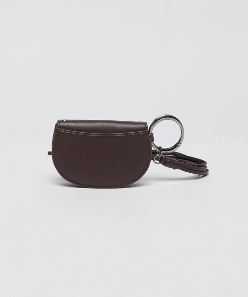 Stud tassel pouch(Brown)_OVAAX26251BRW
