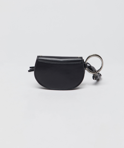Stud tassel pouch(Deep sleep)_OVAAX26251BLK