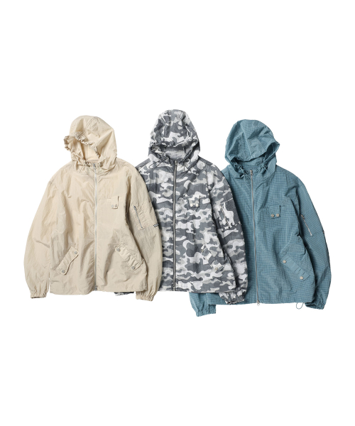 RIBSTOP SHEER WINDBREAKER CAMO