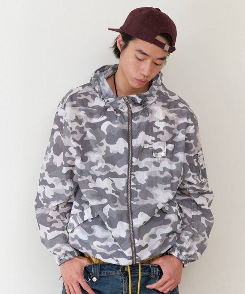 RIBSTOP SHEER WINDBREAKER CAMO