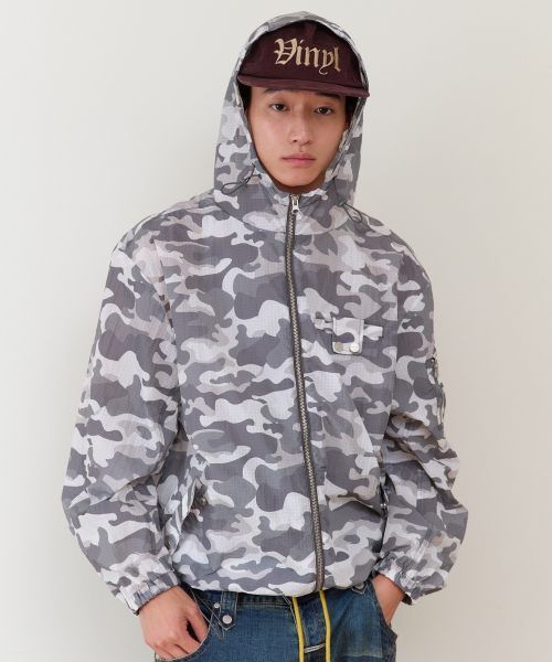 RIBSTOP SHEER WINDBREAKER CAMO