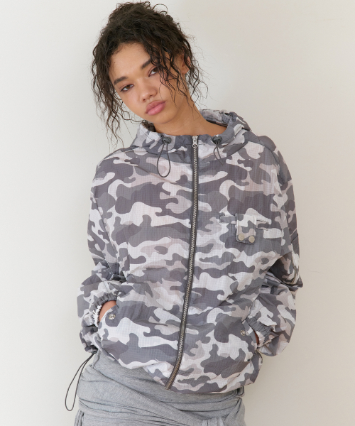 RIBSTOP SHEER WINDBREAKER CAMO