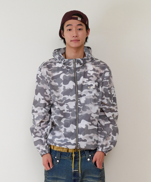 RIBSTOP SHEER WINDBREAKER CAMO